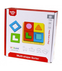 Sorter din lemn cu forme geometrice, 57242
